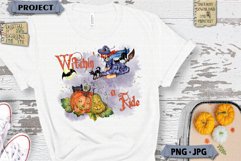 Witchin a Ride | Halloween | Witch | Black Cat | Sublimation Product Image 3