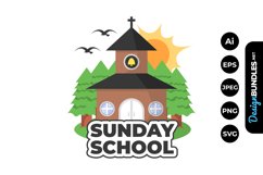 Sunday School Clipart Product Image 1