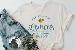 When Life Gives You Lemons SVG, Inspirational SVG Product Image 2