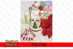 Red Christmas Eve Mug Mug wrap for sublimation Product Image 2