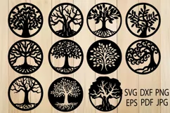 Tree of Life SVG, Trees, Tree Cut File, Tree SVG For Cutting - Free Design of The Week Product Image 3