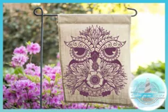 Owl Mandala Zentangle SVG | Owl SVG | Mandala SVG Product Image 7