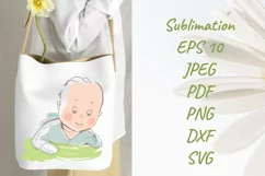 Baby Sublimation. Newborn Sublimation. Cute baby Product Image 2