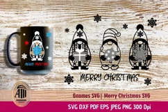 Gnome SVG| Christmas gnomes Cut Files| Merry Christmas SVG Product Image 4