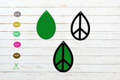 Earrings SVG,earrings template earrings cut file, earrings Product Image 2