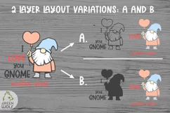 Gnome svg Valentine gnome svg I love you gnome matter what Product Image 2