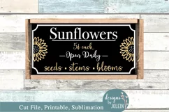 Sunflower Market - SVG, Sublimation, Printable Product Image 1