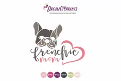 French Bulldog SVG - Frenchie Mom SVG Product Image 2