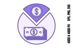 Colored Funding Icon Product Image 1