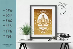 Castle Design - SVG DXF PNG EPS JPG PDF Cutting File Product Image 3