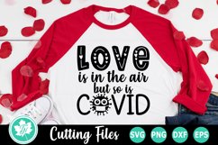 Valentine SVG SVG | Quarantine SVG | Love is in the Air Product Image 1