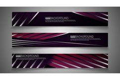 Set banner background for your design. vector graphic design Product Image 1
