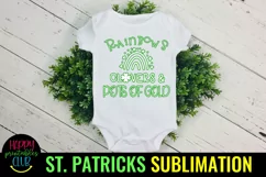 Rainbows Clovers St Patricks Sublimation I St Patty Day Product Image 3