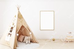 Frame mockup A4, Kids mockup, Mockup in interior / 166 Product Image 2