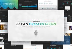 Clean PowerPoint Template Product Image 1