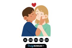 Kiss Clipart Product Image 1