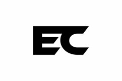EC Logo design vector template Product Image 1