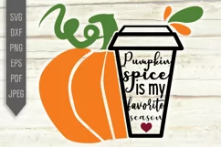 Pumpkin Spice is my Favorite Season Svg. Fall svg. Autumn Product Image 2