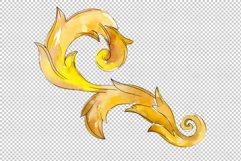 Gold monograms 3 Watercolor png Product Image 3