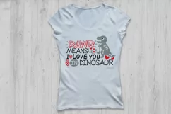 Rawr Means I Love You In Dinosaur Svg, Valentines Day Svg. Product Image 2