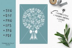 Negative Butterfly Bouquet - SVG EPS DXF PNG PDF JPG Cut  Product Image 1