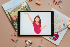 Dressed Up Kid Vector Illustration Product Image 5