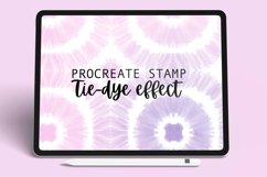 Tie Dye Stamp Brush- Procreate Brush Product Image 1
