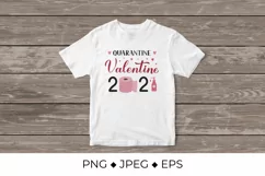 Quarantine Valentine 2021 hand sanitizer and toilet paper Product Image 2