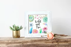 Watercolor Bohenian Nature Set - Free Design of The Week Product Image 3