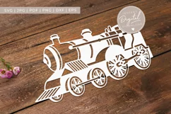 Steam Train- SVG EPS DXF PNG PDF JPG Cut File Product Image 3