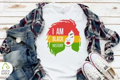 Black history month svg Black woman svg I am black history Product Image 2