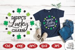 Daddy's Lucky Charm | St. Patrick's Day SVG Product Image 1