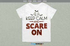 Keep Calm and Scare On - svg, printable Product Image 1