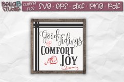 Good Tidings of Comfort and Joy SVG, Christmas SVG Product Image 1