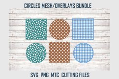 Circle Mesh Overlay Paper SVG Cut File Bundle Product Image 1