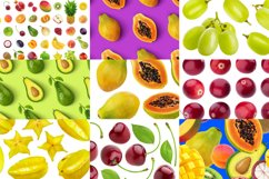 Different fruits and berries collection Product Image 7