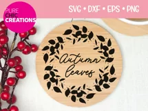 Fall SVG|Autumn Leaves|Fall Quote SVG|SVG DXF PNG EPS Product Image 2