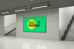 Subway Signage Horizontal Mockup Product Image 1