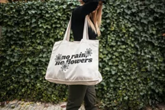 No rain No Flowers SVG | Be Positive DXF Product Image 5