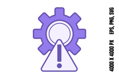 Colored Troubleshoot Icon Product Image 1