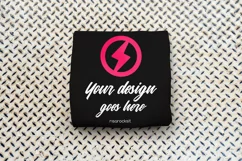 Square Folded Shirt Photoshop PSD & PNG Product Mockup Product Image 6