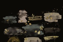 Watercolor Shapes Botanical Overlays Product Image 5