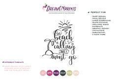 Beach SVG Cut Files | The Beach is Calling Product Image 2