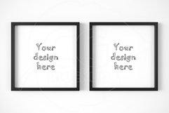 Kit x2 classic square frames mockup Product Image 1