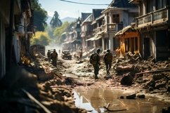 People In Scenes With Extreme Weather Conditions Product Image 1
