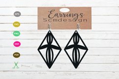 Earrings SVG,earrings template earrings cut file, earrings Product Image 1