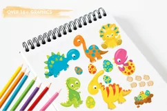 Dinosaur Babies graphics and illustrations - Free Design of The Week Product Image 3