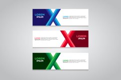 Vector abstract design banner web template. Product Image 1