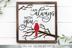 I Am Always With You SVG | Farmhouse Sign | Ornament SVG | R Product Image 2