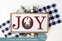Joy Nativity Scene SVG, Sublimation, Printable, Cricut Product Image 4